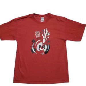 Vintage 2003 Iowa City Jazz Festival Unisex T-Shirt Size Large